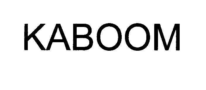 Mẫu nhãn hiệu KABOOM