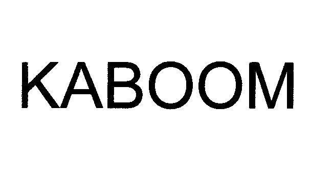 Mẫu nhãn hiệu KABOOM