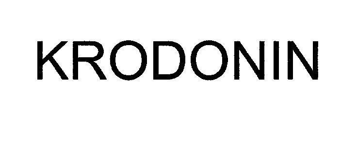 Mẫu nhãn hiệu KRODONIN