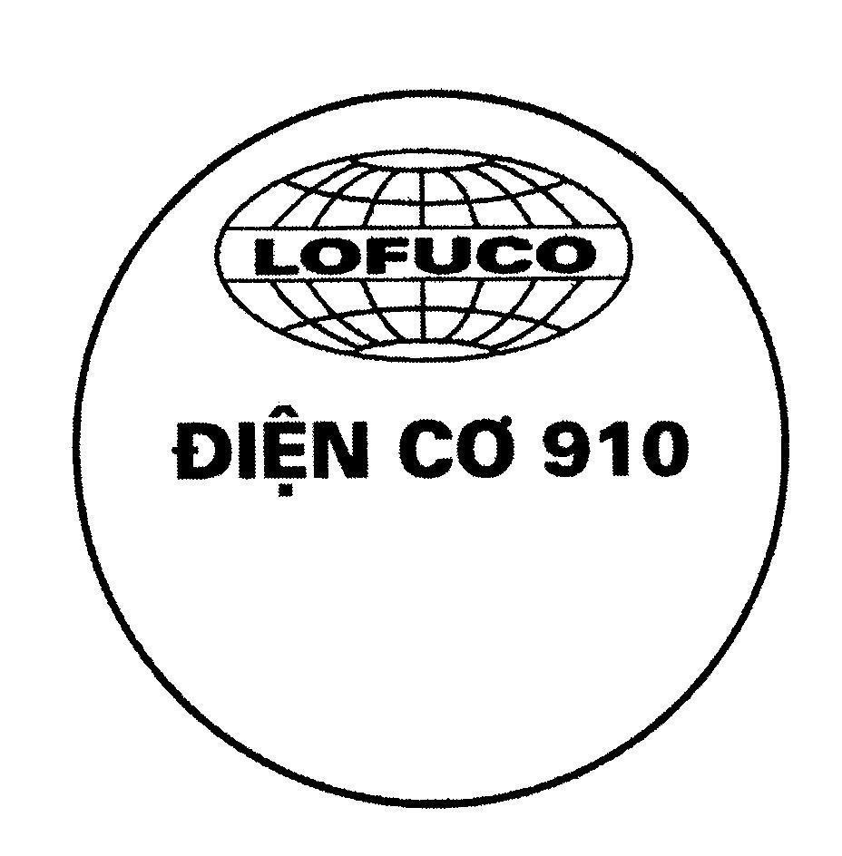 Mẫu nhãn hiệu LOFUCO Điện Cơ 910