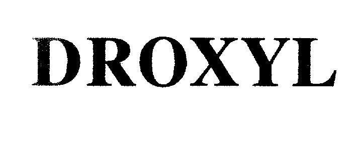 Mẫu nhãn hiệu DROXYL
