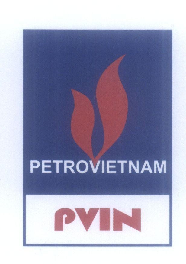 Mẫu nhãn hiệu V PETROVIETNAM PVIN