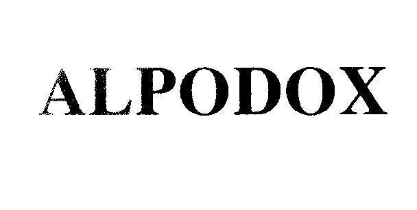 Mẫu nhãn hiệu ALPODOX