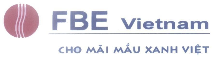 Mẫu nhãn hiệu FBE Vietnam Cho Mãi Màu Xanh Việt