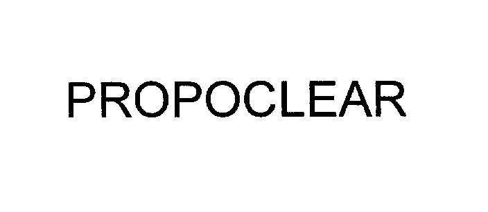 Mẫu nhãn hiệu PROPOCLEAR