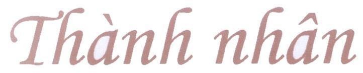 Mẫu nhãn hiệu Thành nhân