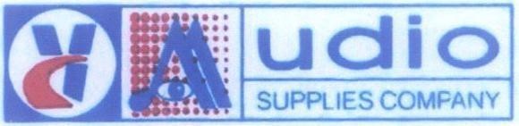 Mẫu nhãn hiệu V A AA udio SUPPLIES COMPANY