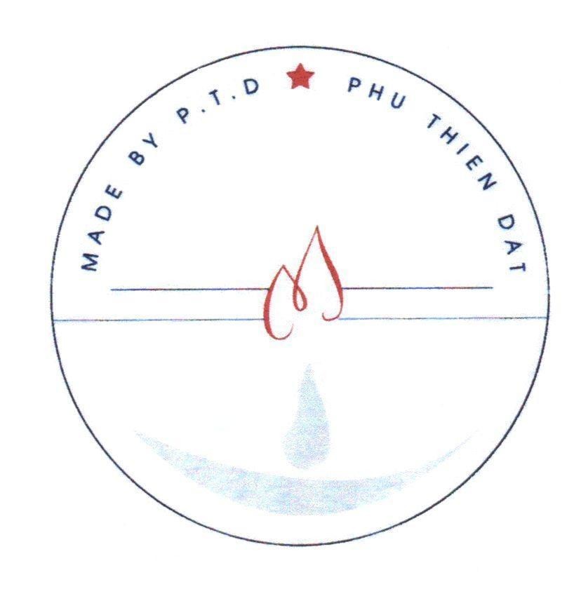 Mẫu nhãn hiệu MADE BY P.T.D PHU THIEN DAT M