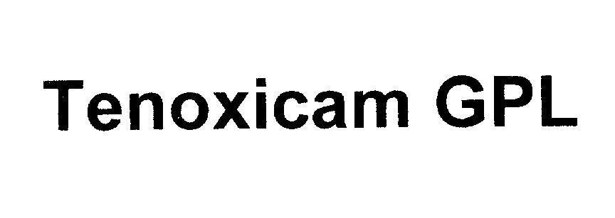 Mẫu nhãn hiệu Tenoxicam GPL