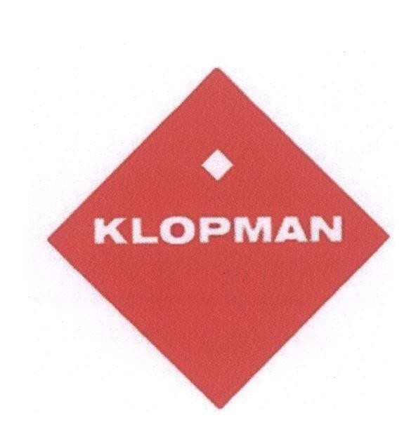 Mẫu nhãn hiệu KLOPMAN
