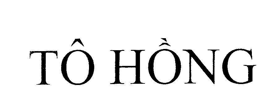 Mẫu nhãn hiệu Tô Hồng