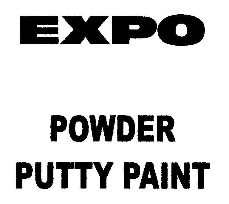 Mẫu nhãn hiệu EXPO POWDER PUTTY PAINT