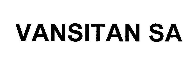 Mẫu nhãn hiệu VANSITAN SA