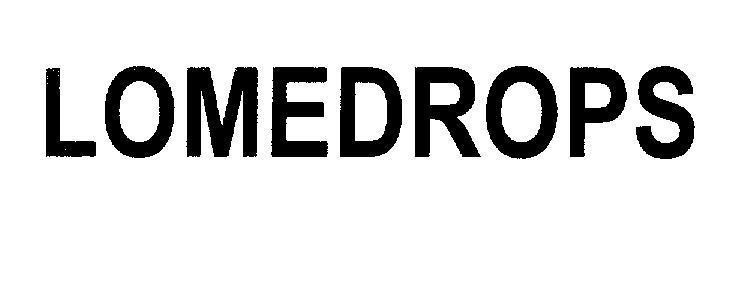 Mẫu nhãn hiệu LOMEDROPS