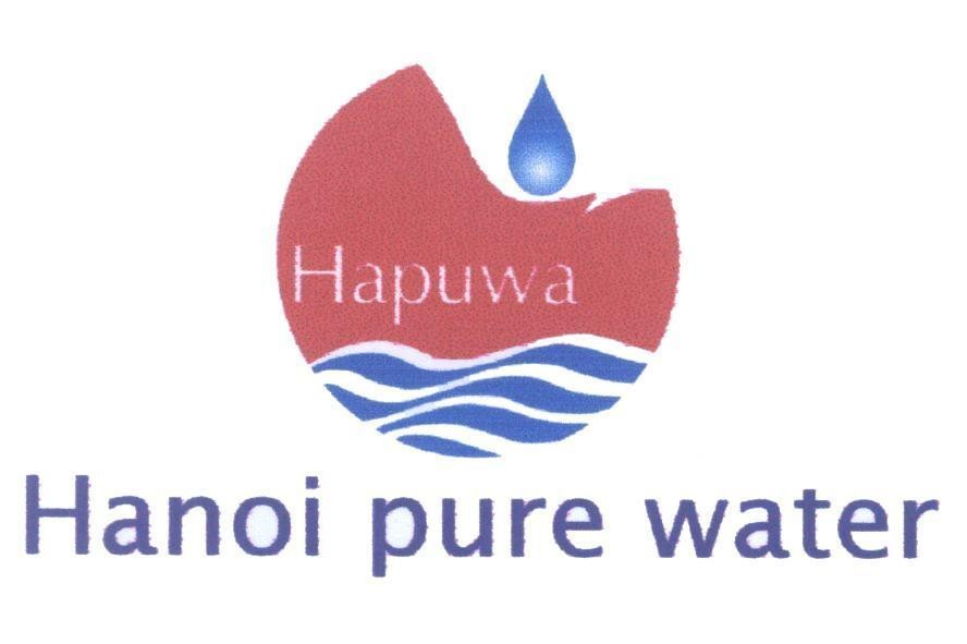Mẫu nhãn hiệu Hapuwa Hanoi pure water