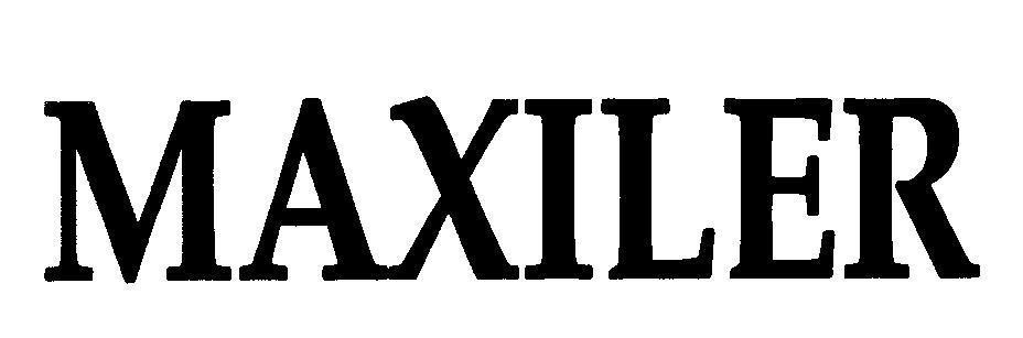 Mẫu nhãn hiệu MAXILER