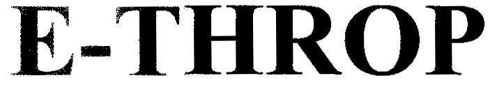Mẫu nhãn hiệu E-THROP