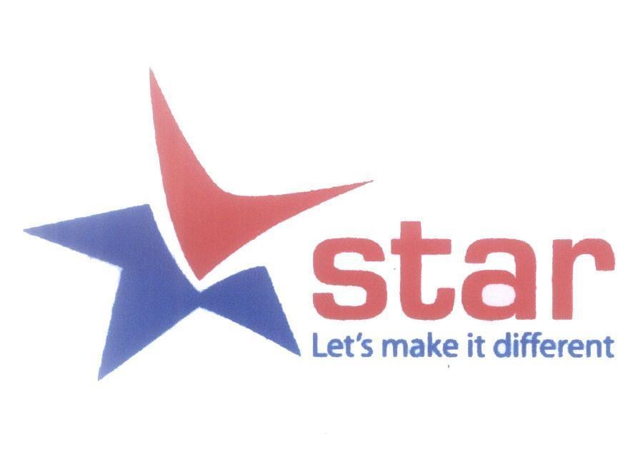 Mẫu nhãn hiệu star Let's make it different