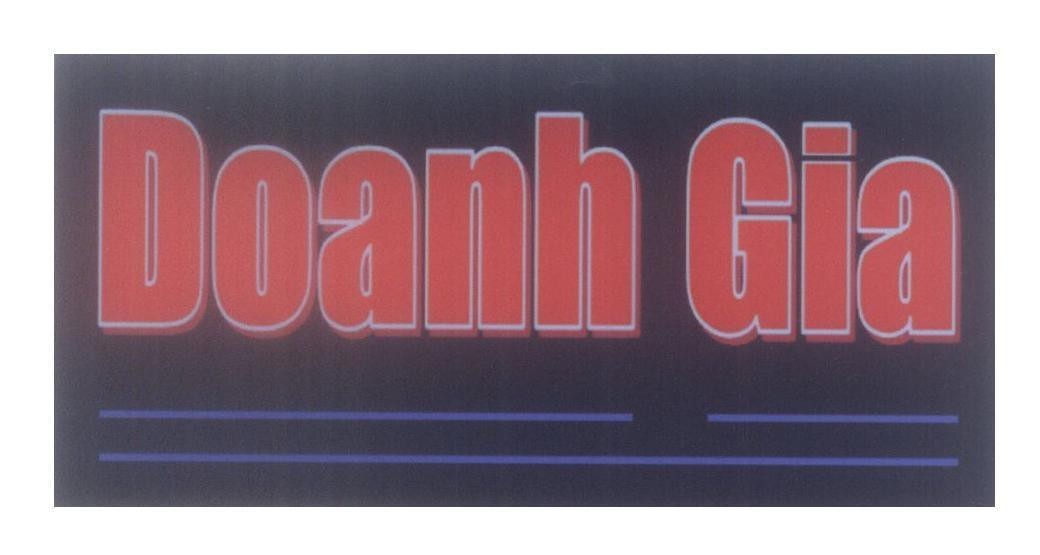 Mẫu nhãn hiệu Doanh Gia