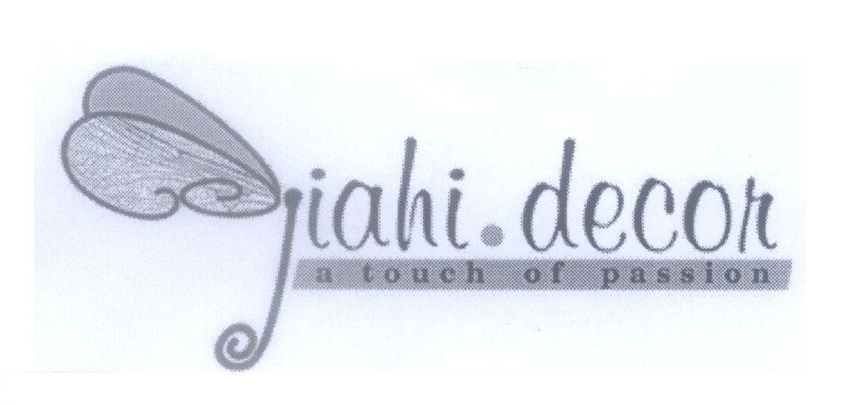 Mẫu nhãn hiệu Giahi.decor a touch of passion