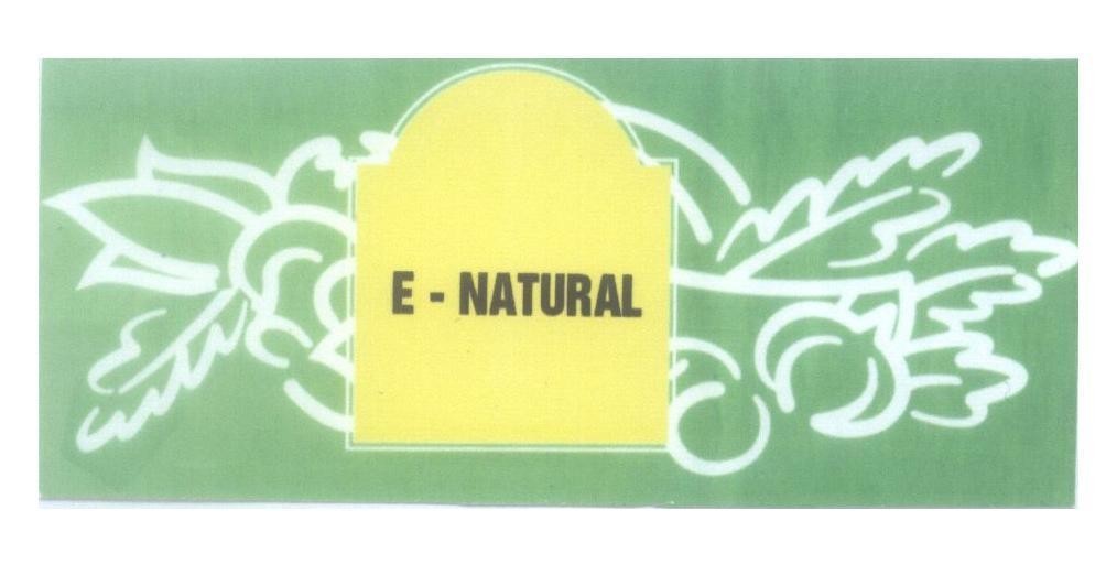 Mẫu nhãn hiệu E - NATURAL