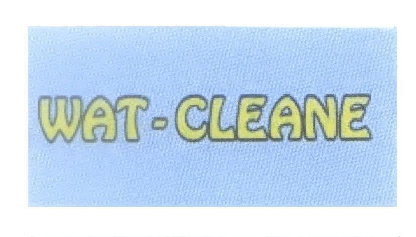 Mẫu nhãn hiệu WAT-CLEANE