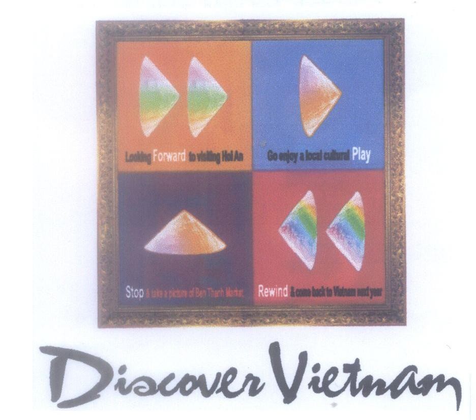 Mẫu nhãn hiệu Discover Vietnam...