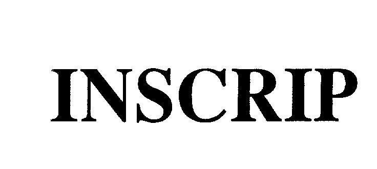 Mẫu nhãn hiệu INSCRIP