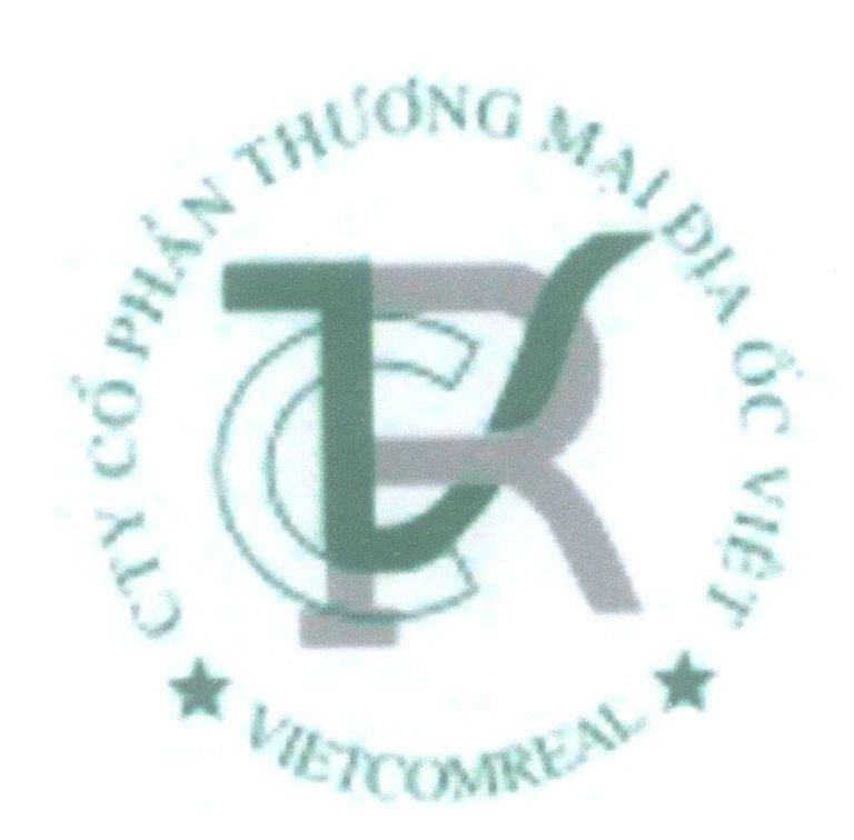 Mẫu nhãn hiệu V C R CTY cổ phần thương mại địa ốc Việt VIETCOMREAL