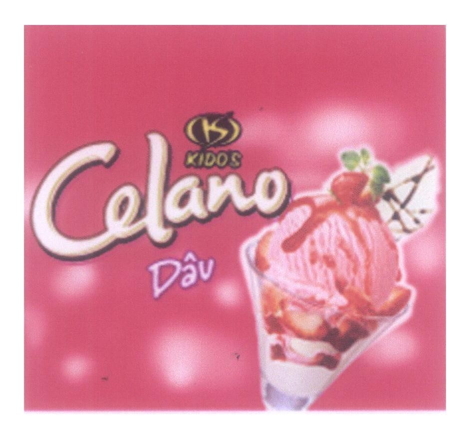 Mẫu nhãn hiệu Celano IS KIDO'S Dâu