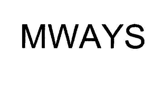 Mẫu nhãn hiệu MWAYS