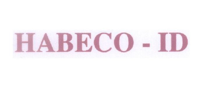 Mẫu nhãn hiệu HABECO - ID