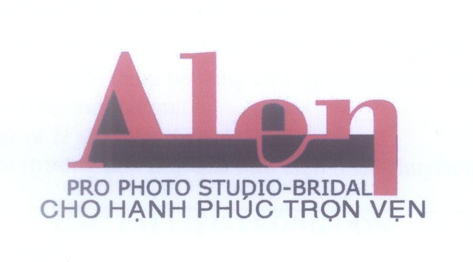 Mẫu nhãn hiệu Alen PRO PHOTO STUDIO-BRIDAL Cho Hạnh Phúc Trọn Vẹn