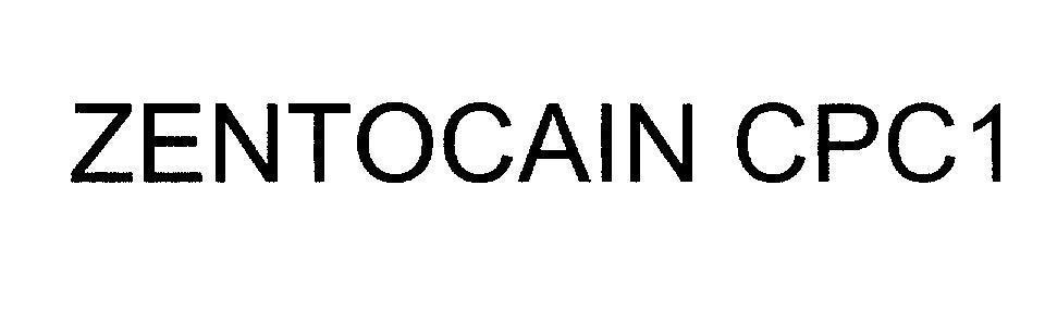 Mẫu nhãn hiệu ZENTOCAIN CPC1