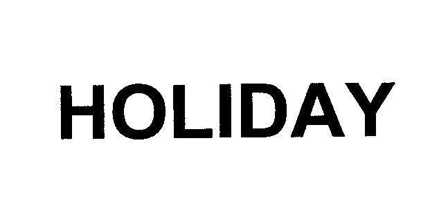 Mẫu nhãn hiệu HOLIDAY