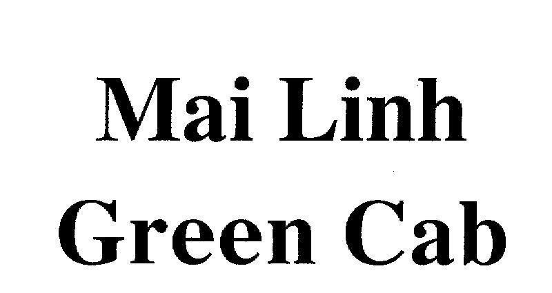 Mẫu nhãn hiệu Mai Linh Green Cab