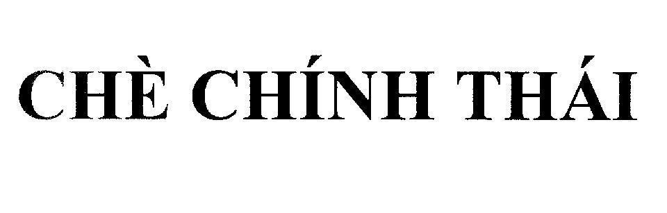 Mẫu nhãn hiệu Chè Chính Thái