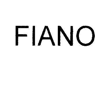 Mẫu nhãn hiệu FIANO