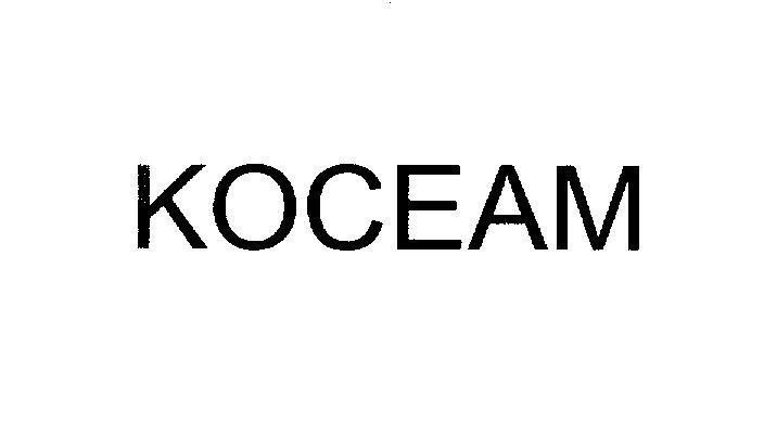 Mẫu nhãn hiệu KOCEAM