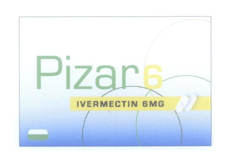 Mẫu nhãn hiệu Pizar 6 IVERMECTIN 6MG