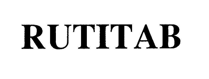 Mẫu nhãn hiệu RUTITAB