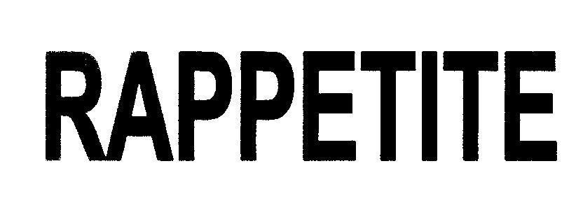 Mẫu nhãn hiệu RAPPETITE