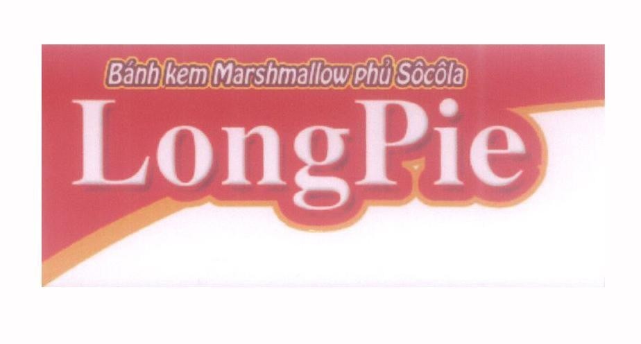 Mẫu nhãn hiệu LongPie Bánh Kem Marshmallow phủ Sôcôla