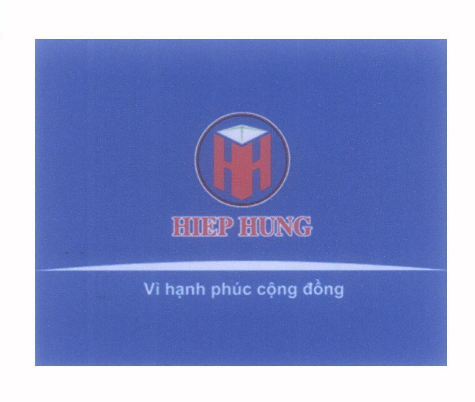 Mẫu nhãn hiệu HH HIEP HUNG Vì hạnh phúc cộng đồng