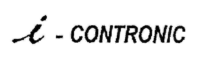 Mẫu nhãn hiệu i - CONTRONIC