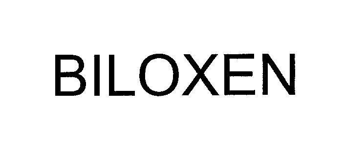 Mẫu nhãn hiệu BILOXEN