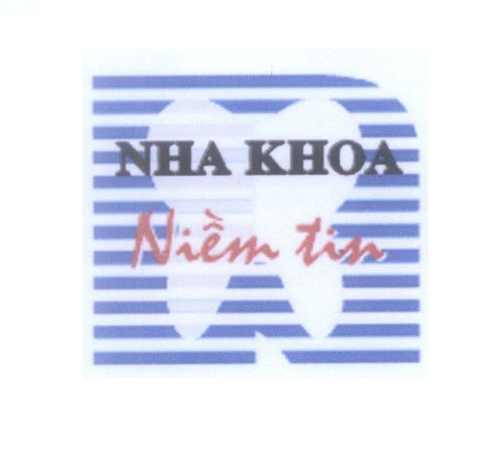 Mẫu nhãn hiệu NHA KHOA Niềm Tin