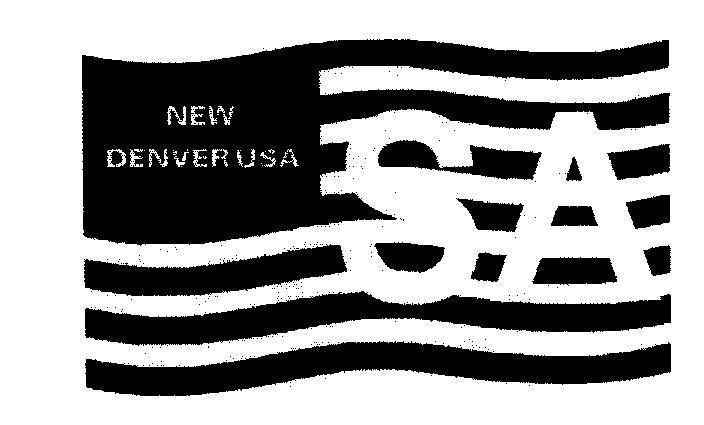 Mẫu nhãn hiệu SA NEW DENVER USA