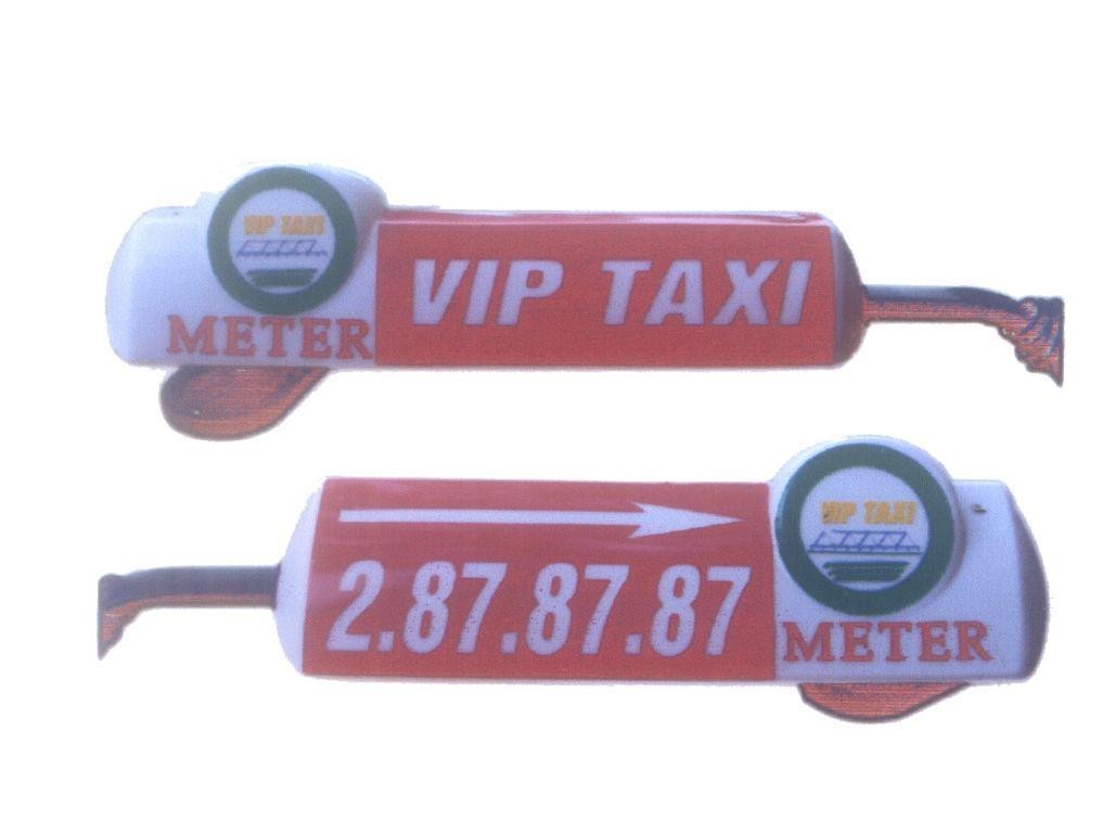Mẫu nhãn hiệu VIP TAXI 2.87.87.87 METER
