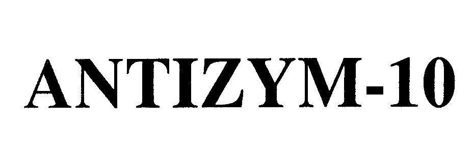 Mẫu nhãn hiệu ANTIZYM-10